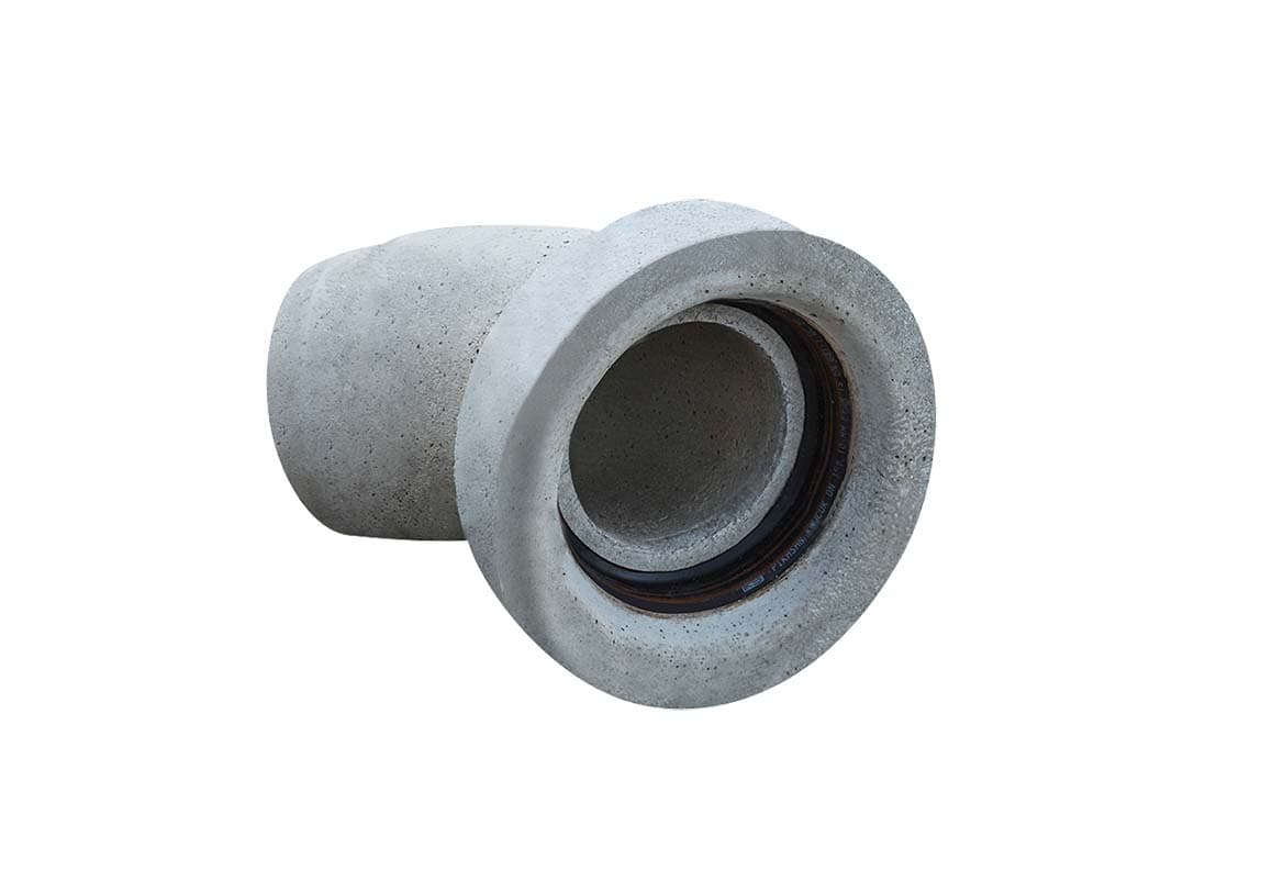 Coude de Tuyau en Béton 150mm